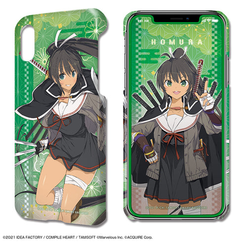 『閃乱忍忍忍者大戦ネプテューヌ -少女達の響艶-』デザジャケット iPhone X/XSケース&保護シート デザイン06(焔)